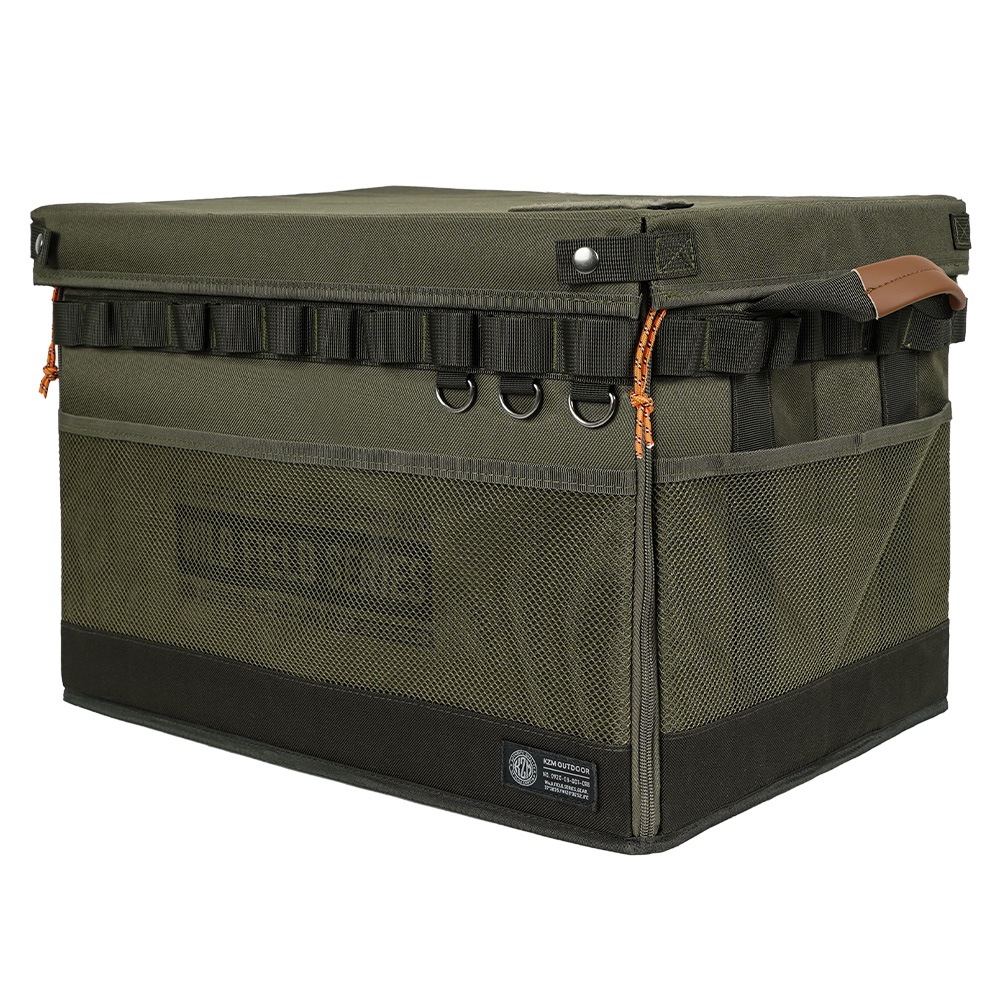 【KZM公式ストア】KZM OUTDOOR カズミ アウトドア ジャパン フィールド キャビネット ボックス フロントオープン 折り畳み式 オルベスターHD バッグ キャンプバッグ テーブル 丈夫 仕切り付き キャンプグッズ キャンプ用品 kzm