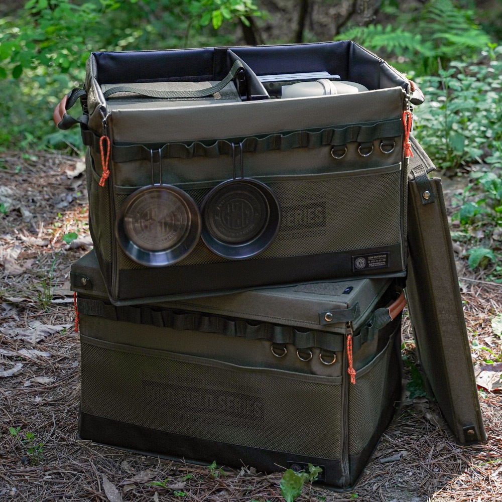 【KZM公式ストア】KZM OUTDOOR カズミ アウトドア ジャパン フィールド キャビネット ボックス フロントオープン 折り畳み式 オルベスターHD バッグ キャンプバッグ テーブル 丈夫 仕切り付き キャンプグッズ キャンプ用品 kzm