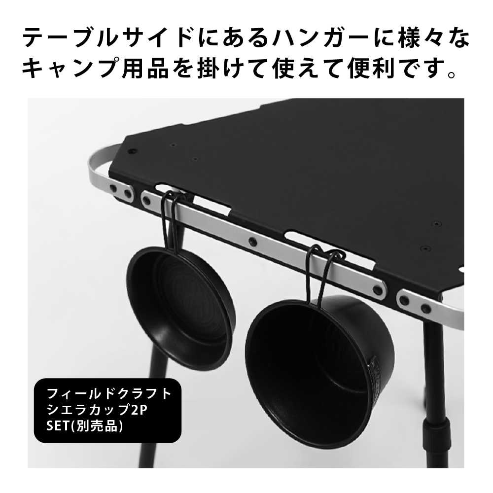 【KZM正規代理店】 KZM カズミ　ワンテーブル ETS アルミニウム素材 タワースタンド 簡単設置  高さ調整 コンパクト 収納袋付 アウトドア キャンプ 軽量 ソロキャンプ