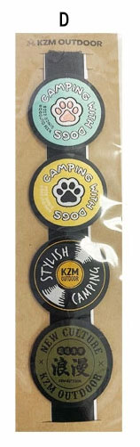 【KZM正規代理店】KZM OUTDOOR カズミアウトドア ウイーピング ワッペン   破れにくい マイクロベルクロ 変形しない アウトドア キャンプ テント おしゃれ 飾り 海 山 レジャー 海水浴 ギフト プレゼント キャンプ用品