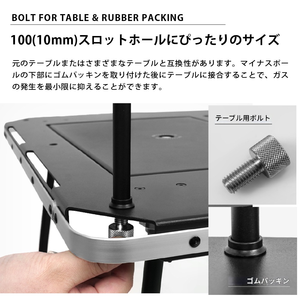 【KZM正規代理店】 KZM カズミ　フィールド クラフト ファイルドライバスタンド サイドスタンド 簡単設置  ランタン コンパクト 収納袋付 アウトドア キャンプ 軽量 ソロキャンプ