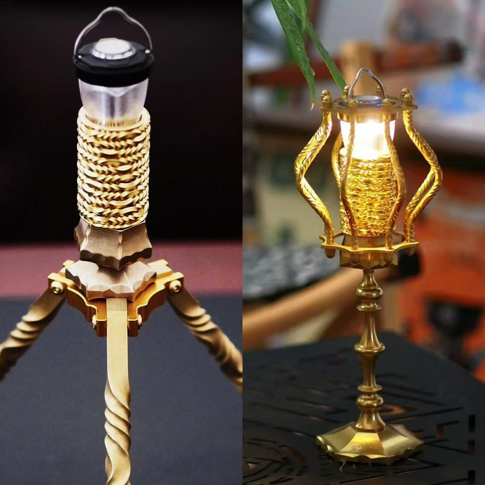 MOUNTAIN SOUL 山魂 ハンドメイド Goalzero ランタン用 真鍮スパイラルガード led ランタン カスタムパーツ オプション 飾り ゴールド キャンプ レトロ アンティーク おしゃれ 小型 LEDライト ソーラー ゴールゼロ アクセサリ