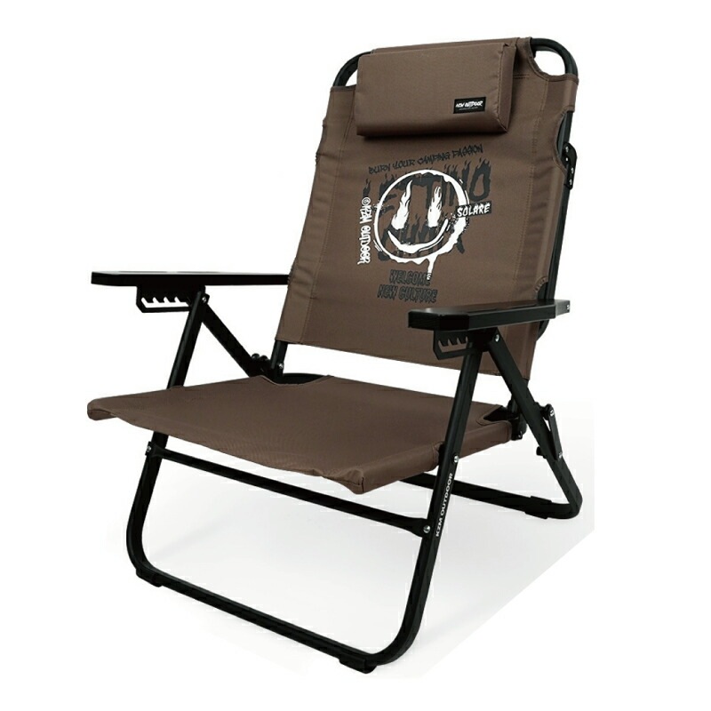 【KZM正規代理店】KZM OUTDOOR カズミアウトドア レティーノチェア Retino 6段階角度調整 ポリエステル生地 ベッドモード ヘッドフレーム キャンプ椅子 チェア コンパクト グレー  軽量 折りたたみ キャンプ用品 イス K24T1C03