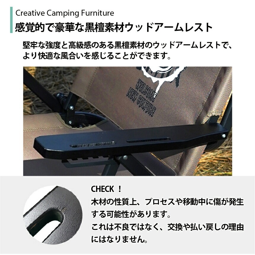 【KZM正規代理店】KZM OUTDOOR カズミアウトドア レティーノチェア Retino 6段階角度調整 ポリエステル生地 ベッドモード ヘッドフレーム キャンプ椅子 チェア コンパクト グレー  軽量 折りたたみ キャンプ用品 イス K24T1C03