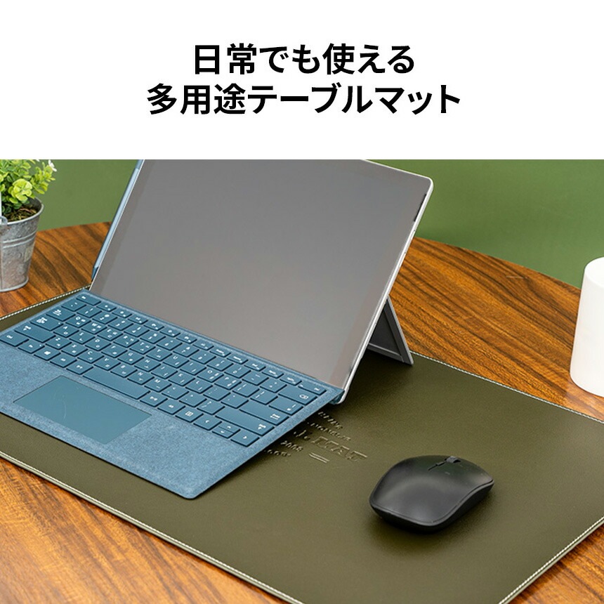【KZM正規代理店】KZM OUTDOOR カズミアウトドア ウィンサムロールマットM (ダークブラウン) 82x54cm ランチマット テーブルシート デスクマット 合皮 撥水 滑り止め テーブルマット キャンプテーブルシート アウトドア キャンプ キャリーバッグ