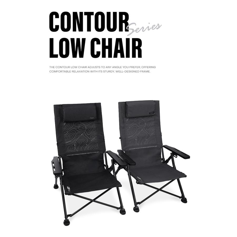 【予約販売中】KZM OUTDOOR カズミ アウトドア コンツアーローチェア 収納バッグ付き 生活防水 折りたたみ 軽量 デザイン チェア 椅子 キャンプ