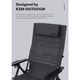 【予約販売中】KZM OUTDOOR カズミ アウトドア コンツアーローチェア 収納バッグ付き 生活防水 折りたたみ 軽量 デザイン チェア 椅子 キャンプ