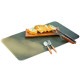 【KZM正規代理店】KZM OUTDOOR カズミアウトドア ウィンサムロールマットL (ダークブラウン) 113x54cm ランチマット テーブルシート デスクマット 合皮 撥水 滑り止め テーブルマット テーブルクロス アウトドアテーブルシート キャンプ キャリーバッグ