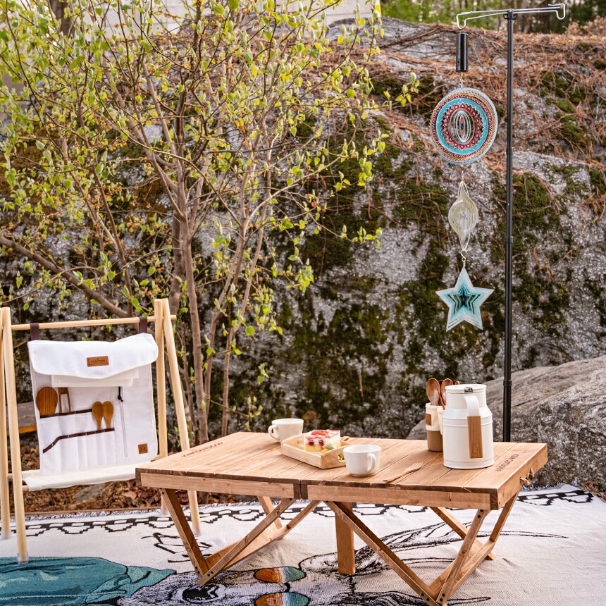 【KZM正規代理店】KZM OUTDOOR カズミアウトドア ウインドスピナー アウトドア スピナー アクセサリー 癒し 飾り付け タープ 飾り ウィンド ウインド スピナー 風車 飾り ハンギング インテリア エスニック ストレスフリー アウトドア キャンプ用品