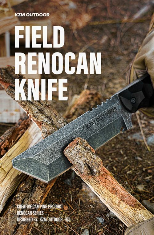 【KZM正規代理店】KZM OUTDOOR カズミアウトドア 鉈 ナイフ  ワイルド 軽量 携帯工具 便利グッズ 十字ドライバー  鋸 栓抜き アウトドア キャンプ  フィールドレノカンナイフ