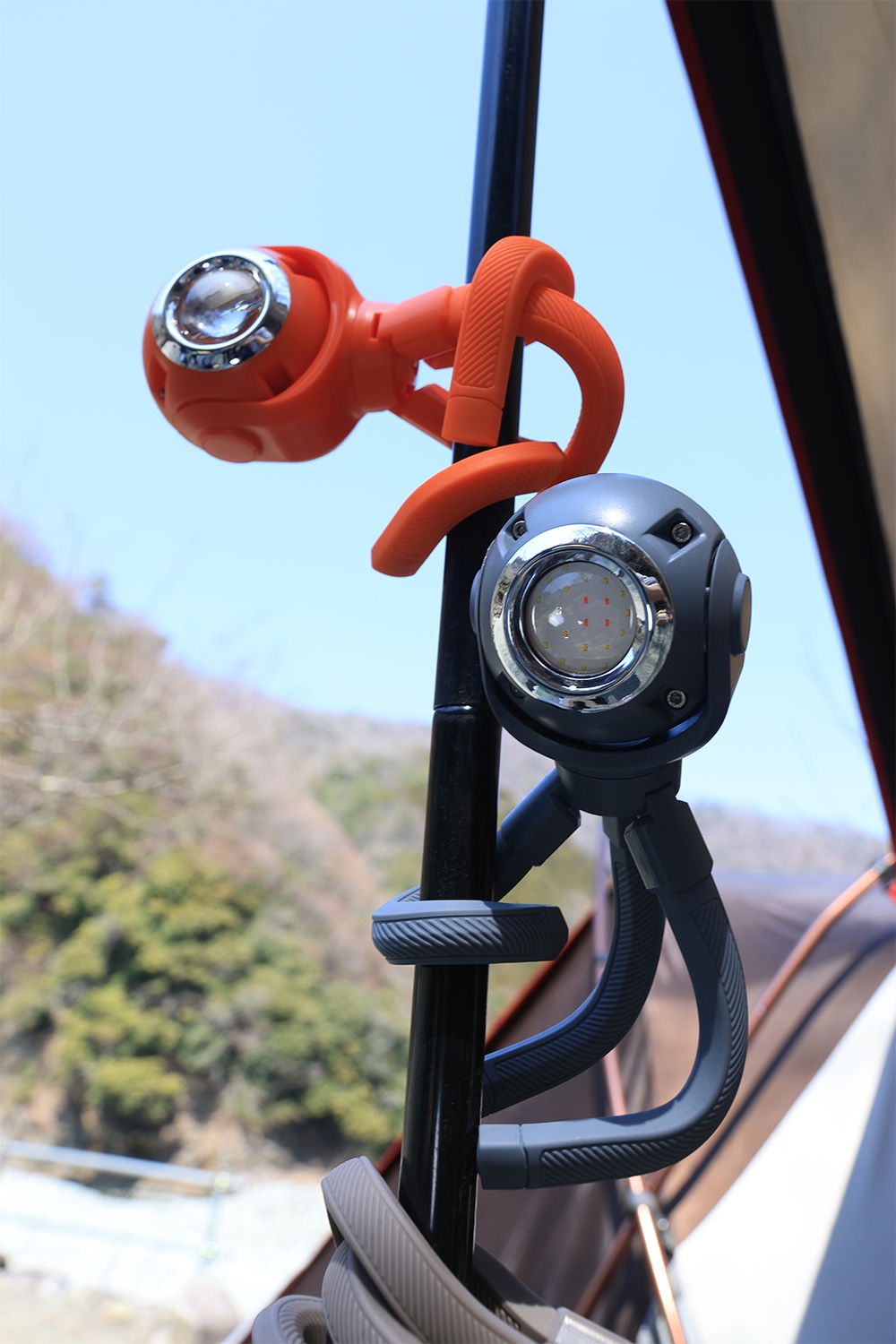 m.o.c タコライト 充電式 USB type-c 1500mAh 防水 ライト 吸着 磁石 アウトドア 照明 角度自由 登山 釣り キャンプ