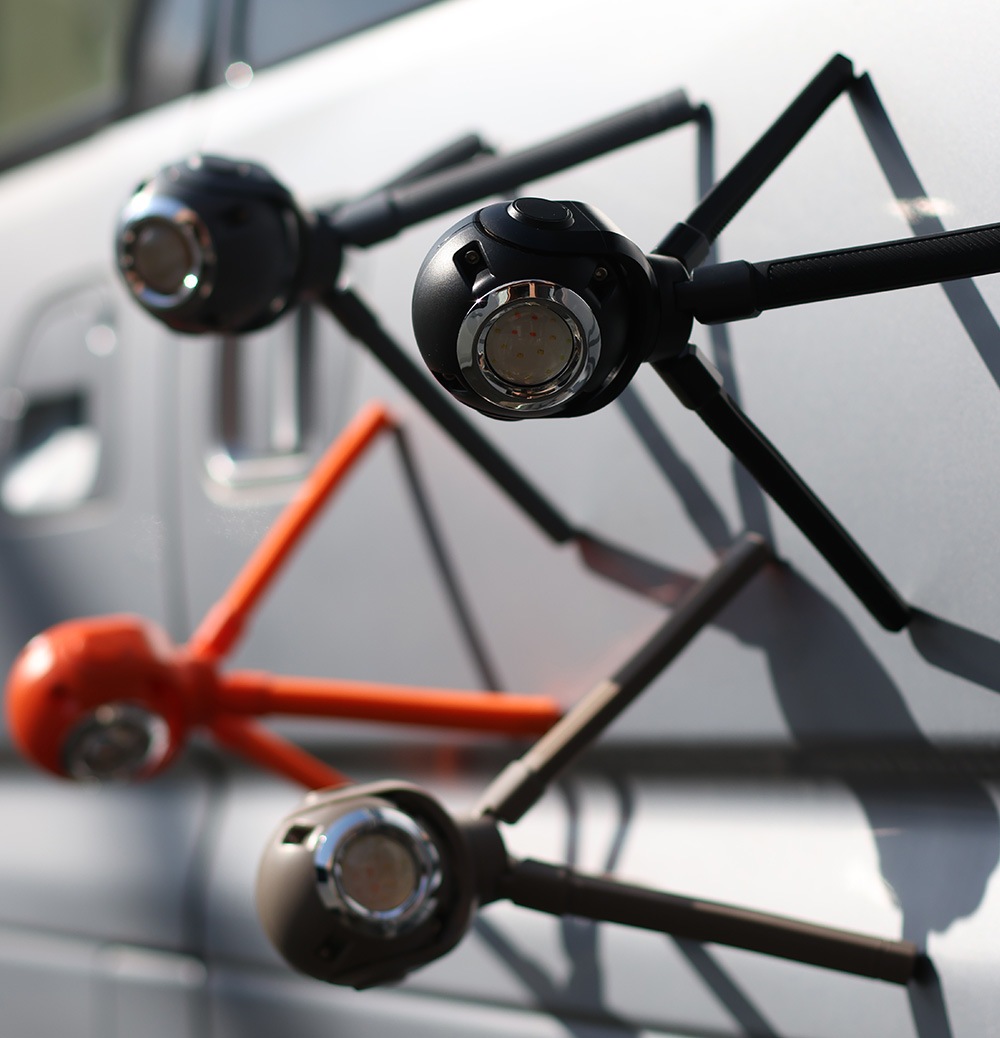 m.o.c タコライト 充電式 USB type-c 1500mAh 防水 ライト 吸着 磁石 アウトドア 照明 角度自由 登山 釣り キャンプ