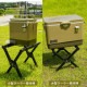 【KZM正規代理店】KZM OUTDOOR カズミアウトドア NEWアトラスクーラースタンド 軽量  簡単設置 設置台 幅調整 接続 コンパクト 収納 簡単 設置 ソロ 釣り 登山 収納袋付き BBQ