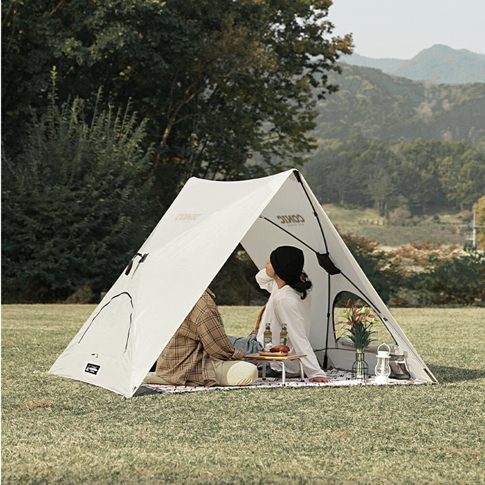 【KZM正規代理店】KZM OUTDOOR カズミアウトドア テント コニックサンシェード ソロキャンプ グランピング キャンプ用品  夏 フェス リゾート キャンプ製品 アウトドア インテリア 室内家具 室外家具 防災グッズ ワンタッチテント 簡単設置 ポップアップ