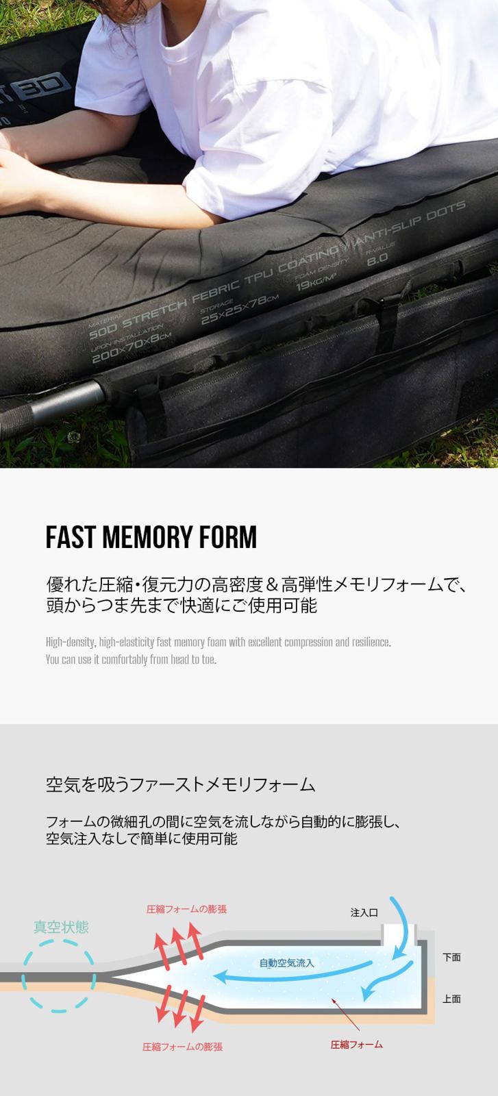 【KZM正規代理店】KZM OUTDOOR カズミアウトドア FIELD 3D AIR MAT SINGLE DOUBLE アウトドア 軽量 おしゃれ キャンプ用品  キャンプオプション キャンプ製品 アウトドア インテリア 室内家具 室外家具