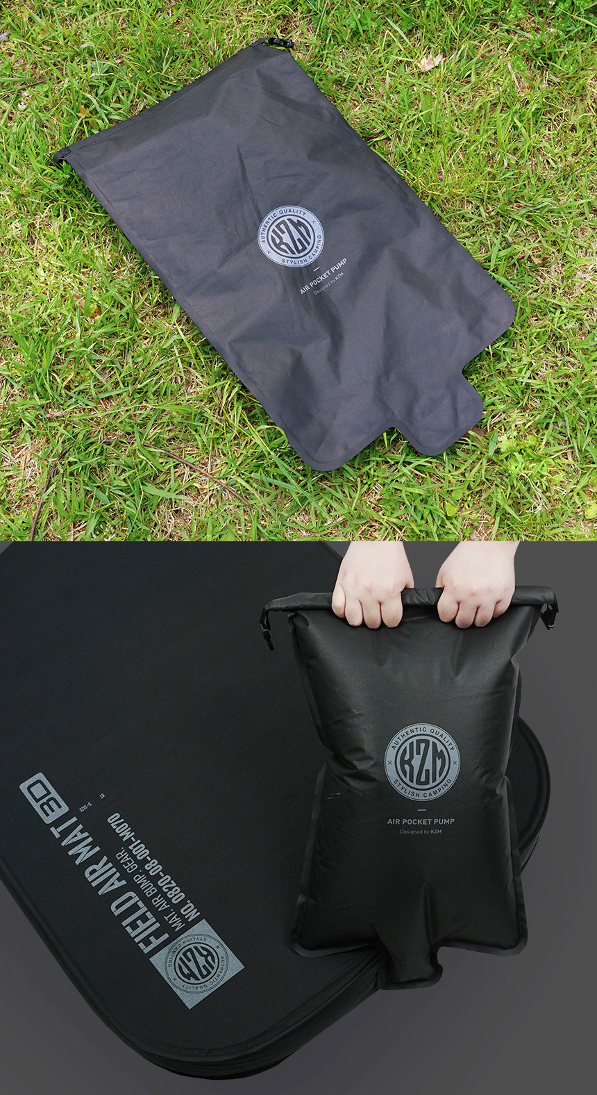 【KZM正規代理店】KZM OUTDOOR カズミアウトドア FIELD 3D AIR MAT SINGLE DOUBLE アウトドア 軽量 おしゃれ キャンプ用品  キャンプオプション キャンプ製品 アウトドア インテリア 室内家具 室外家具