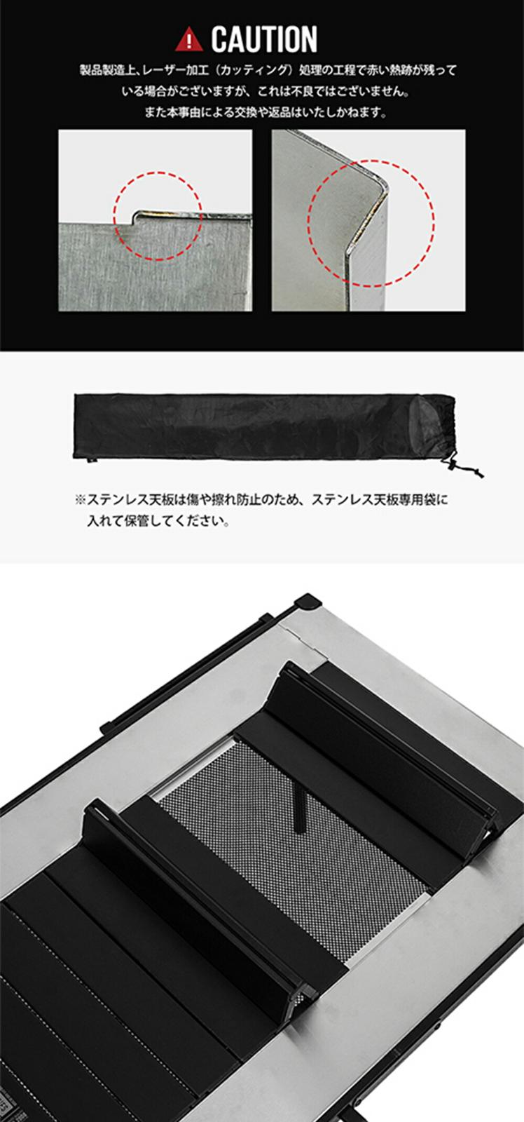 【KZM正規代理店】KZM OUTDOOR カズミアウトドア フィールド トップ テーブル STS ステンレス304 ピクニックテーブル 横幅 29cm 40cm 55cm 耐熱 軽量 BBQ バーベキュー ピクニック レジャー お花見 海水浴 運動会 キャンプ レジャー 防災