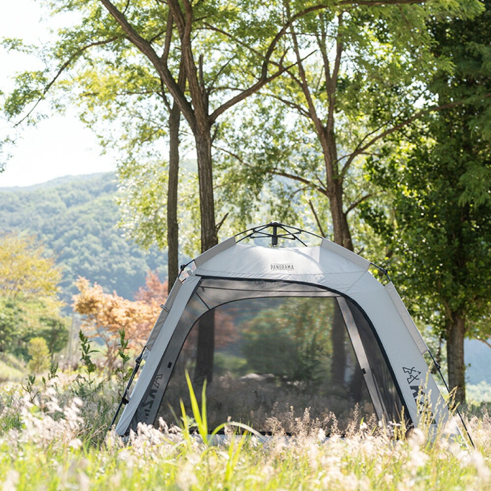 【KZM正規代理店】KZM OUTDOOR カズミアウトドア ワイドパノラマオートサンシェイド アウトドアテント 軽量 テント ソロキャンプ キャンプ用品  グランピング キャンプ製品 アウトドア インテリア 室内家具 室外家具 4面パノラマウィンドウ オートポール
