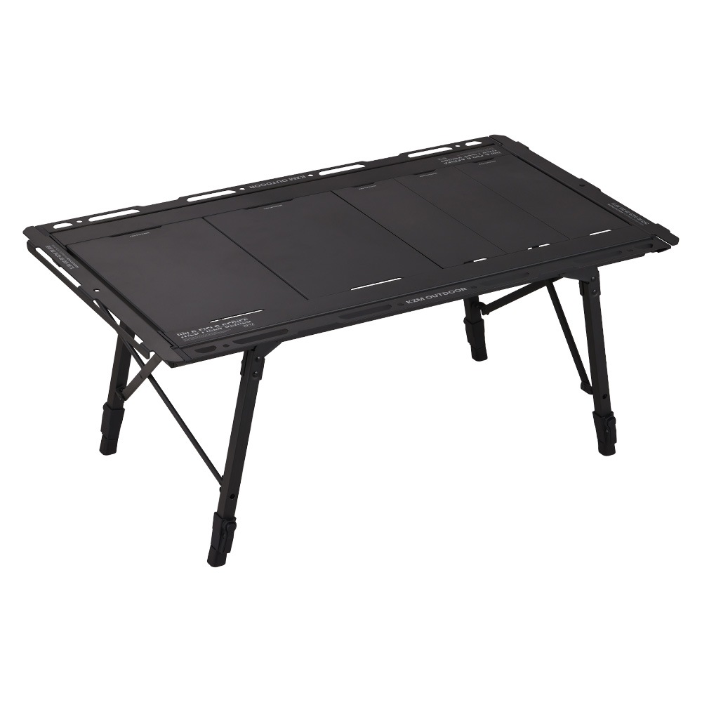 ＜予約販売＞＜4月中旬発送予定＞【KZM正規代理店】 KZM OUTDOOR カズミ アウトドア フィールド TXテーブル M チャコール グレー IGT 互換 折りたたみ コンパクト 収納 収納袋 便利 収納バッグ キャリーバッグ キャンプ 屋外 机 持ち運び 段階 高さ調節 横幅97cm