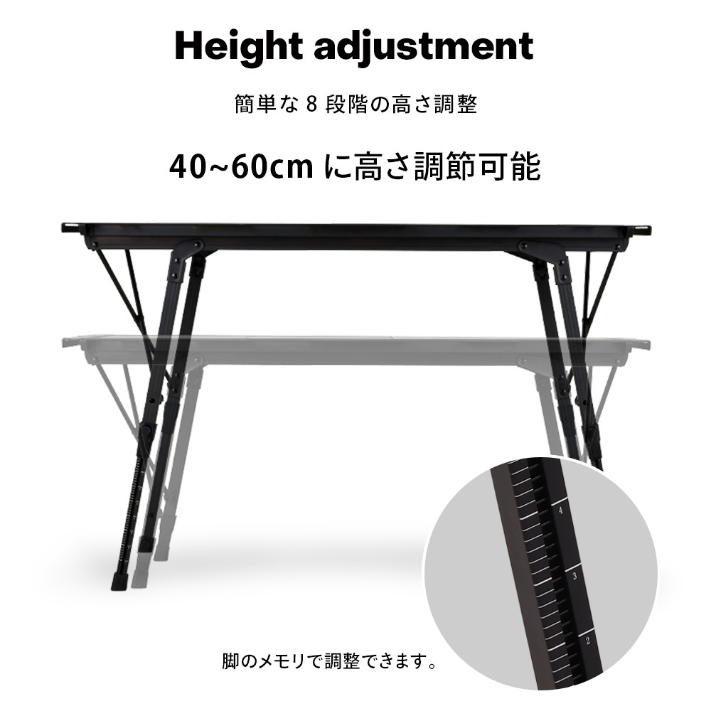 ＜予約販売＞＜4月中旬発送予定＞【KZM正規代理店】 KZM OUTDOOR カズミ アウトドア フィールド TXテーブル M チャコール グレー IGT 互換 折りたたみ コンパクト 収納 収納袋 便利 収納バッグ キャリーバッグ キャンプ 屋外 机 持ち運び 段階 高さ調節 横幅97cm
