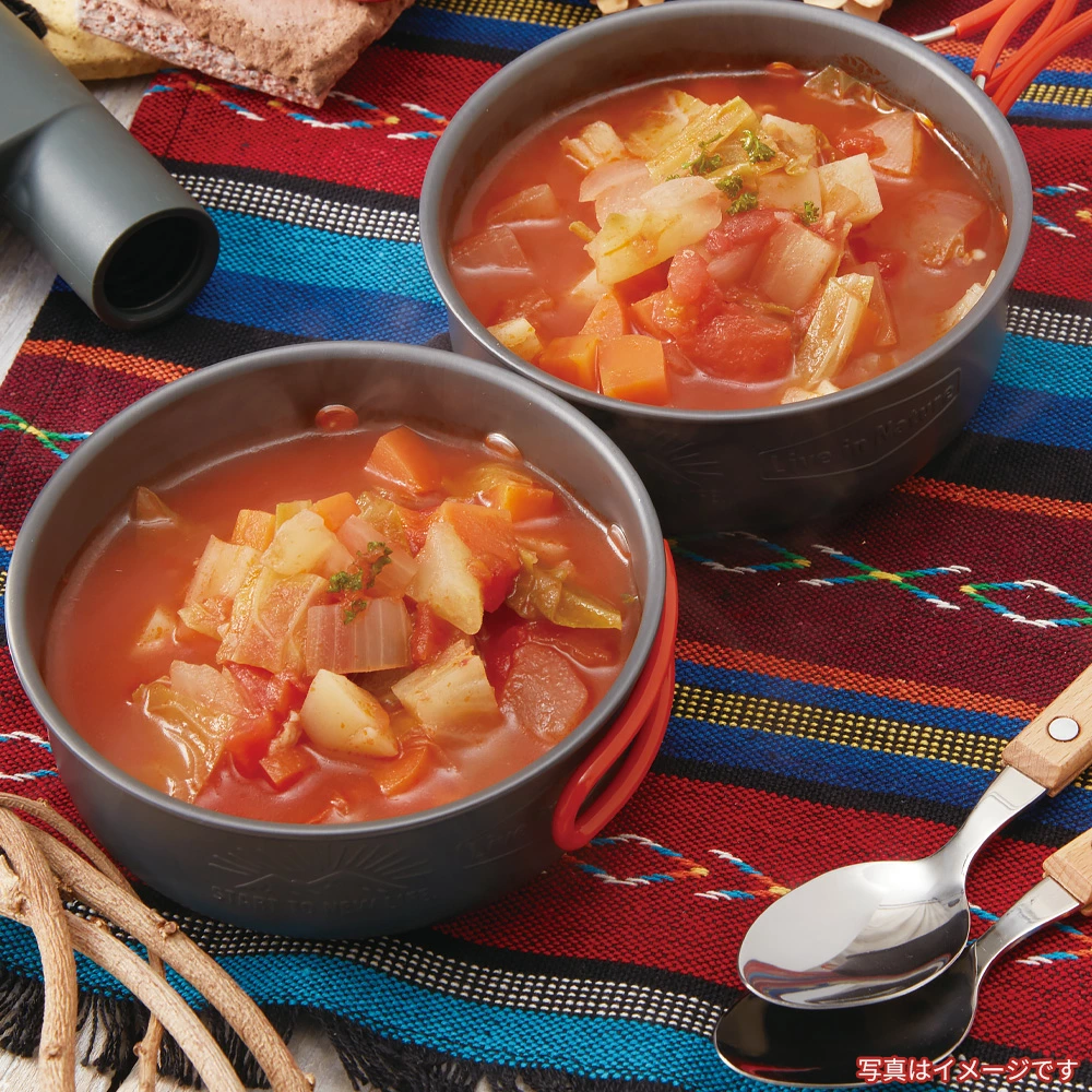 Skater スープカップ 500ml ハンドル付き アルミ カップ ボウル ボール スタッキング コッヘル キャンプ飯 アウトドア 食器 キャンプ用品