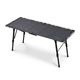 ＜予約販売＞＜4月中旬発送予定＞【KZM正規代理店】 KZM OUTDOOR カズミ アウトドア フィールド TXテーブル L チャコール グレー IGT 互換 折りたたみ コンパクト 収納 収納袋 便利 収納バッグ キャリーバッグ キャンプ 屋外 机 持ち運び 段階 高さ調節 横幅135cm