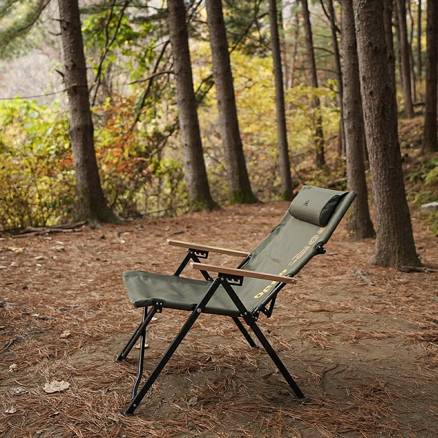 【KZM正規代理店】KZM OUTDOOR カズミアウトドア キャンプ椅子 アウトドア チェア コンパクト グレー カーキ おしゃれ メッシュポケット 軽量 折りたたみ キャンプ用品 イス  クォンタムチェア 4段階調節 耐荷重80kg k22t1c02