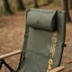 【KZM正規代理店】KZM OUTDOOR カズミアウトドア キャンプ椅子 アウトドア チェア コンパクト グレー カーキ おしゃれ メッシュポケット 軽量 折りたたみ キャンプ用品 イス  クォンタムチェア 4段階調節 耐荷重80kg k22t1c02