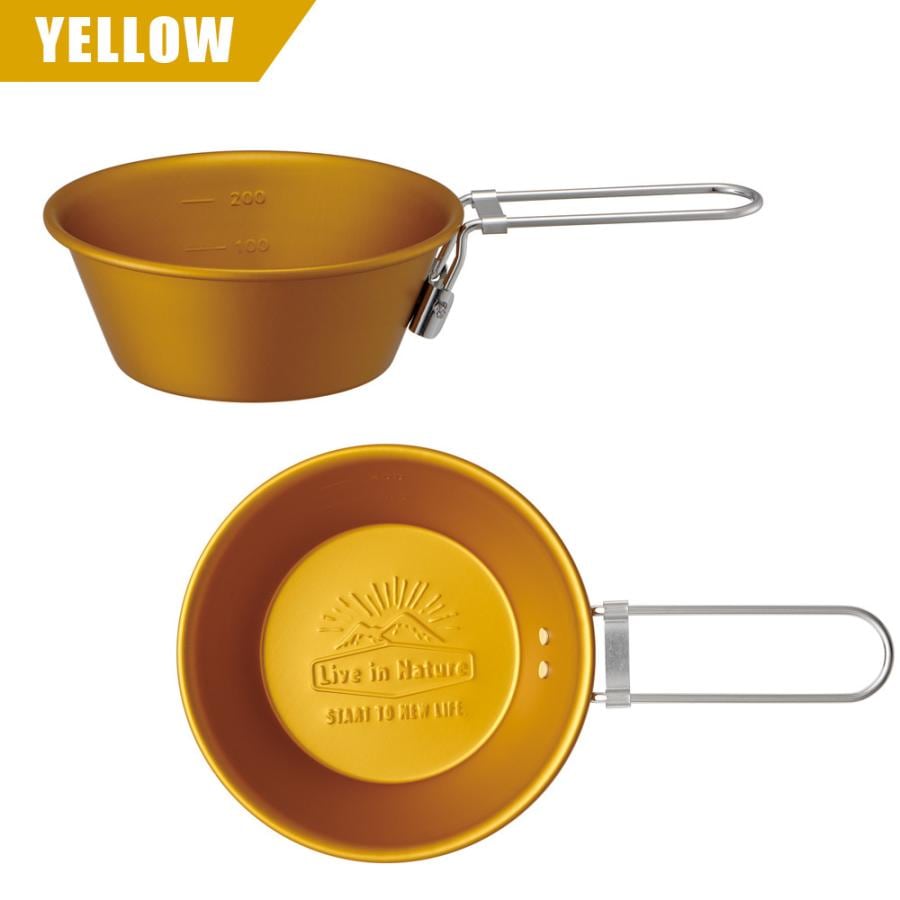 Skater シェラカップ 300ml アルミ コップ カップ 皿 スタッキング 計量 目盛 コンパクト キャンプ飯 アウトドア 食器 おしゃれ キャンプ用品 アウトドア\食器・カトラリー