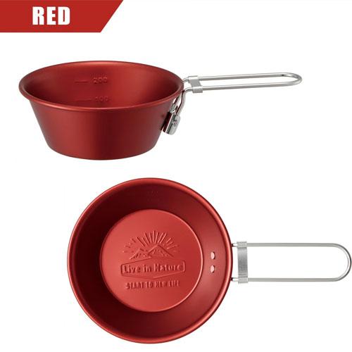 Skater シェラカップ 300ml アルミ コップ カップ 皿 スタッキング 計量 目盛 コンパクト キャンプ飯 アウトドア 食器 おしゃれ キャンプ用品 アウトドア\食器・カトラリー