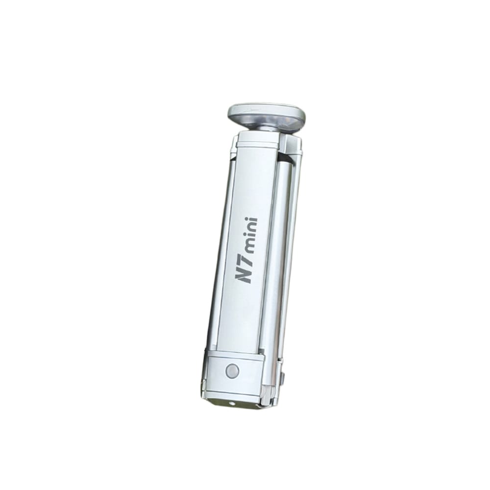 充電式 伸縮式高輝度キャンプランプ FINEL N7 mini 1000 ルーメン LED ブラック シルバー ゴールド 投光器 作業灯 アウトドア コンパクト 軽量 明るい 角度調整 収納 便利 USB-C 防水 キャンプ 屋外 置き型 持ち運び 有線 無線 スタンドライト 三脚 段階 高さ調節 高さ最大115cm