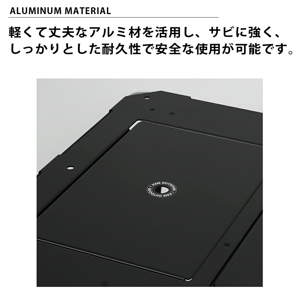 【KZM正規代理店】KZM OUTDOOR カズミアウトドア ワンテーブル 3P 折りたたみ コンパクト 収納 アウトドア キャンプ 収納袋 便利 イベント 夏 フェス レジャー 防災 避難用 収納バッグ テーブル 机 キャリーバッグ 持ち運び アウトドア\ キャンプグッズ\テーブル