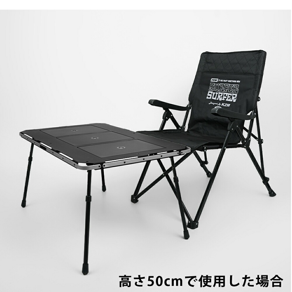 【KZM正規代理店】KZM OUTDOOR カズミアウトドア ワンテーブル 3P 折りたたみ コンパクト 収納 アウトドア キャンプ 収納袋 便利 イベント 夏 フェス レジャー 防災 避難用 収納バッグ テーブル 机 キャリーバッグ 持ち運び アウトドア\ キャンプグッズ\テーブル