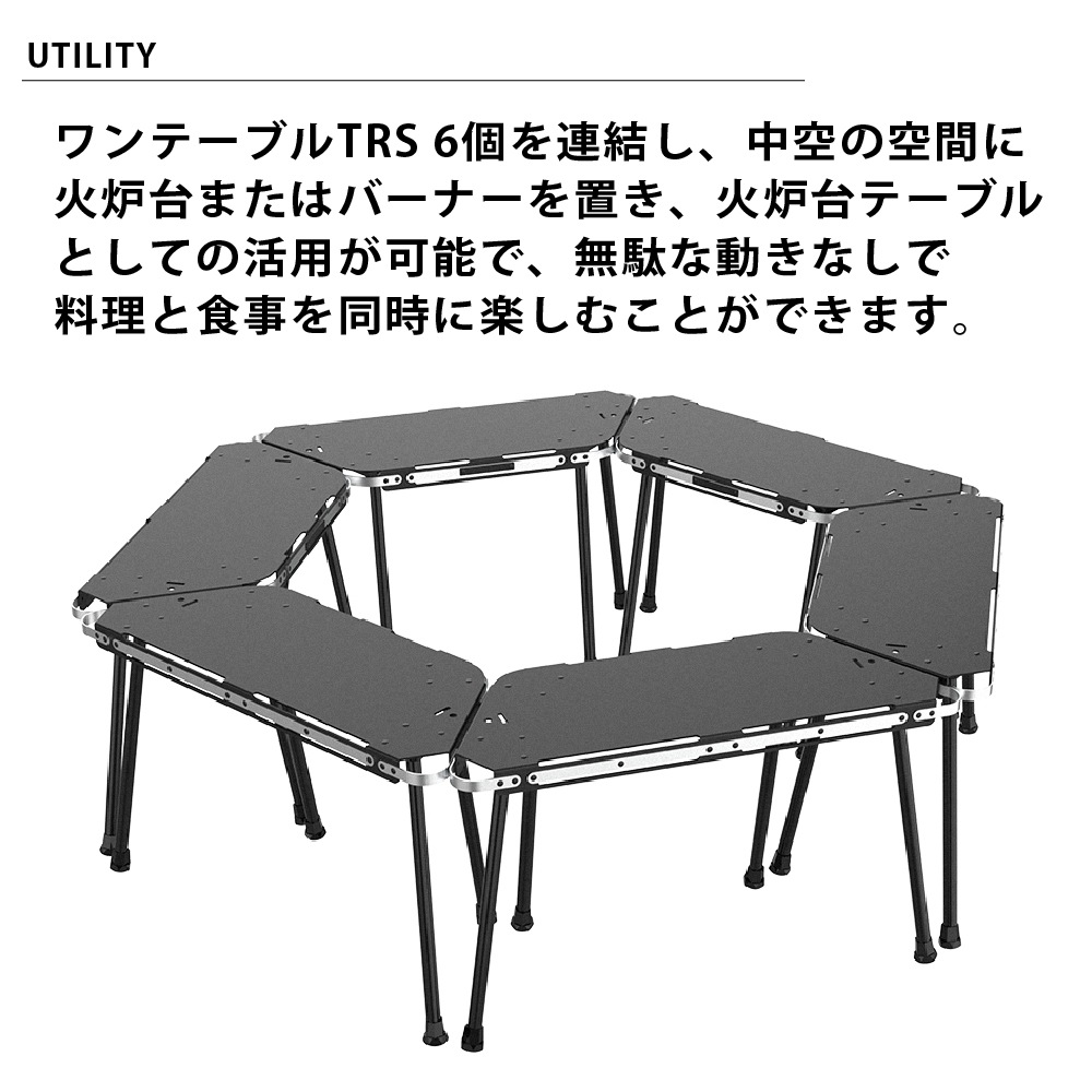 【KZM正規代理店】KZM OUTDOOR カズミアウトドア ワンテーブル TRS 折りたたみ コンパクト 収納 アウトドア キャンプ 収納袋 便利 イベント 夏 フェス レジャー 防災 避難用 収納バッグ テーブル 机 キャリーバッグ 持ち運び アウトドア\ キャンプグッズ\テーブル