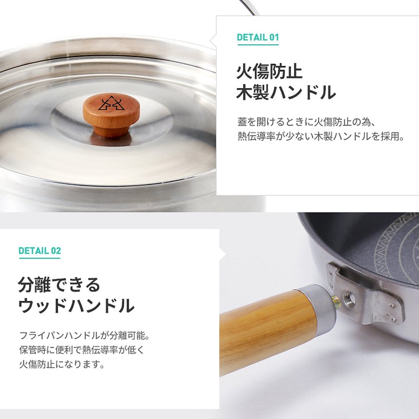 【KZM正規代理店】KZM OUTDOOR カズミアウトドア クッカーセット プレミアム コペルセット (XL) アウトドア 調理器具 ステンレス 1人 2人 鍋 3個 フライパン ザル ソロキャンプ キャンプ用品 軽量 コンパクト 収納バッグ キャンプ グ 登山 釣り キャンプ飯 キャンプギア 防災グッズ BBQ