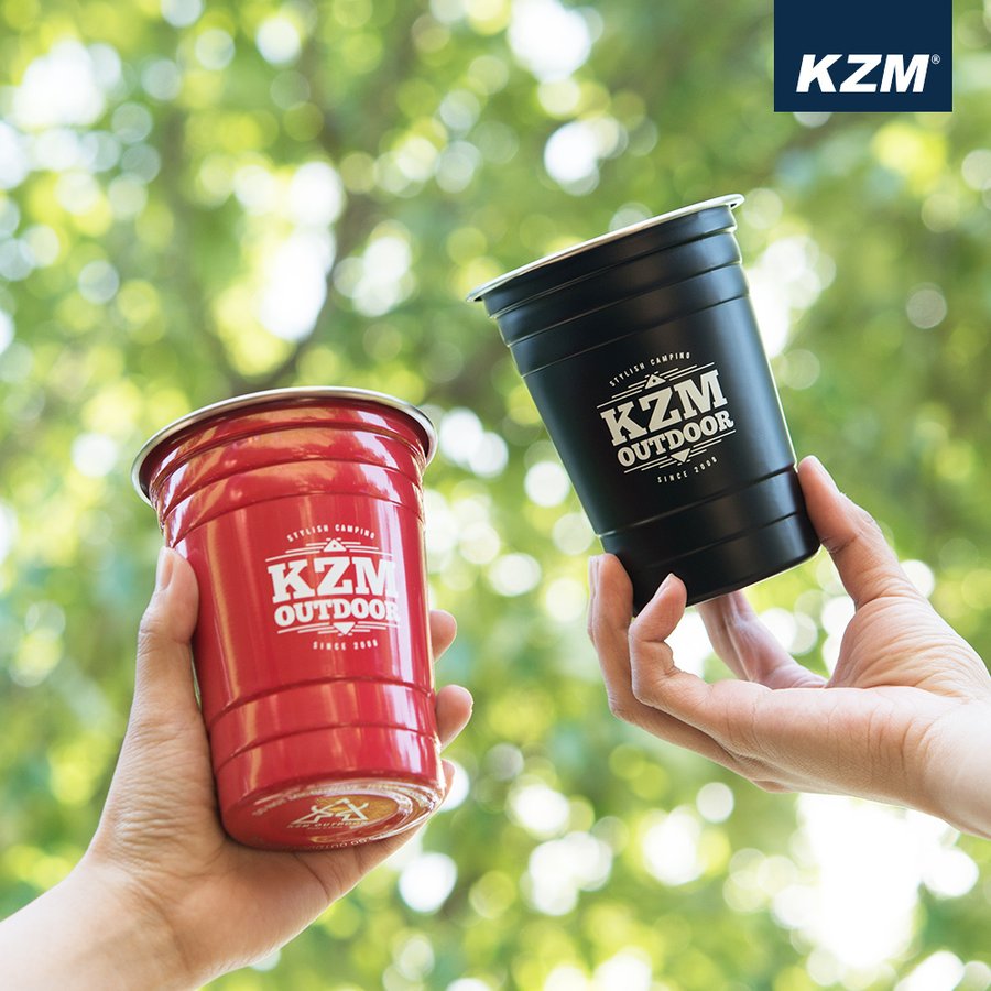 【KZM正規代理店】KZM OUTDOOR カズミアウトドア ステンレス  タンブラー 2個セット 真空断熱 500ml コップ グラス  保温 保冷 キャンプ用品 コップ ハイボール BBQ ビール ビアタンブラー 保冷 割れない アウトドア お酒 焼酎 プレゼント 大容量 キャンプ
