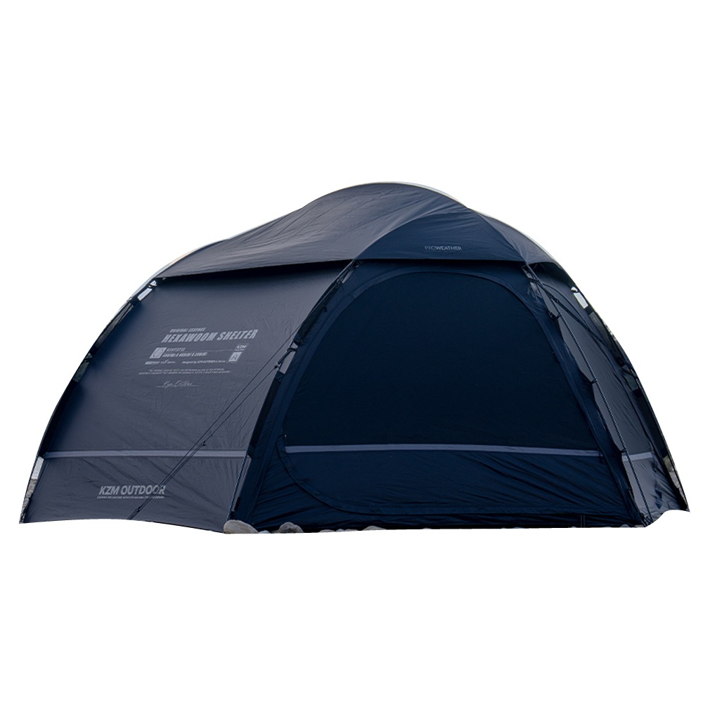 【KZM正規代理店】KZM OUTDOOR カズミアウトドア ヘキサウムシェルター 人気 ドーム型 カズミ インナーテント ベスティブル シェルター 簡単設置 スポーツ アウトドア タープ キャンプ ルーフフライ 撥水 PUコーティング 3人用 4人用 アウトドア\テント・タープ・レジャーシート\ 3～4人用テント