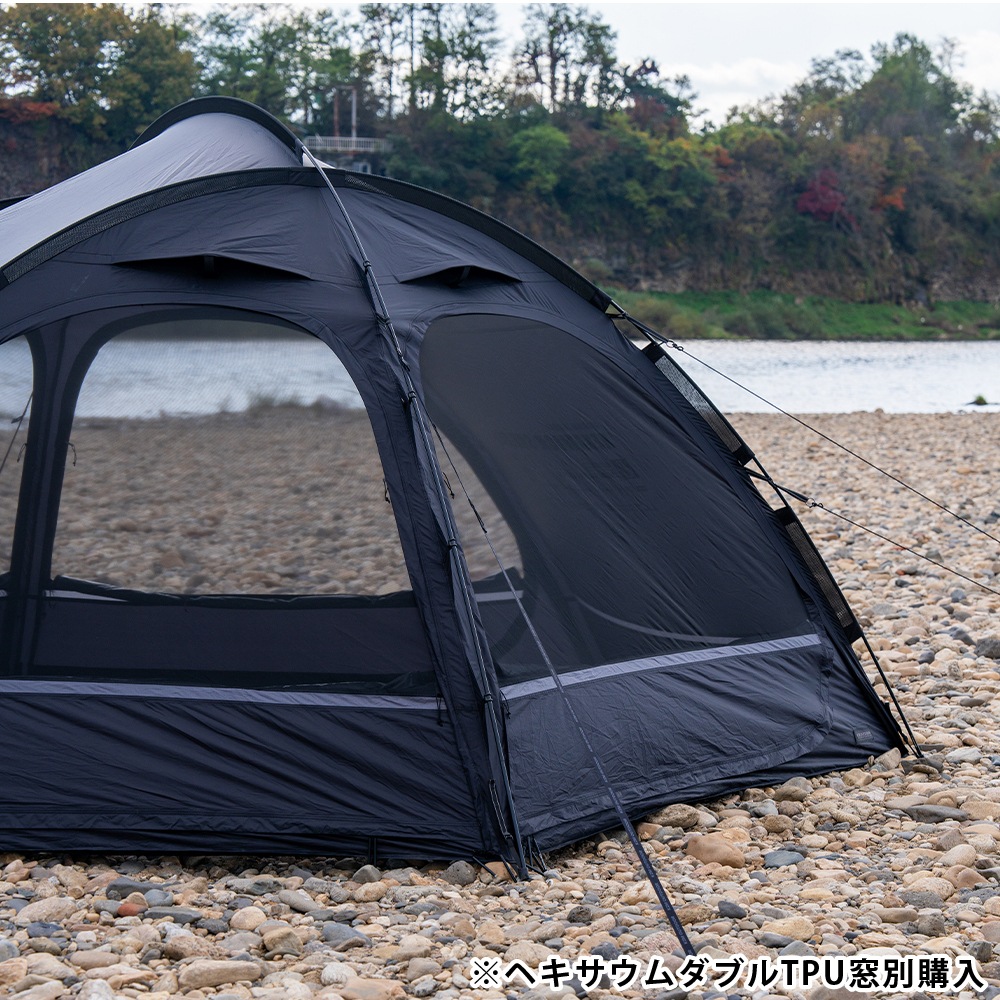 【KZM正規代理店】KZM OUTDOOR カズミアウトドア ヘキサウムシェルター 人気 ドーム型 カズミ インナーテント ベスティブル シェルター 簡単設置 スポーツ アウトドア タープ キャンプ ルーフフライ 撥水 PUコーティング 3人用 4人用 アウトドア\テント・タープ・レジャーシート\ 3～4人用テント
