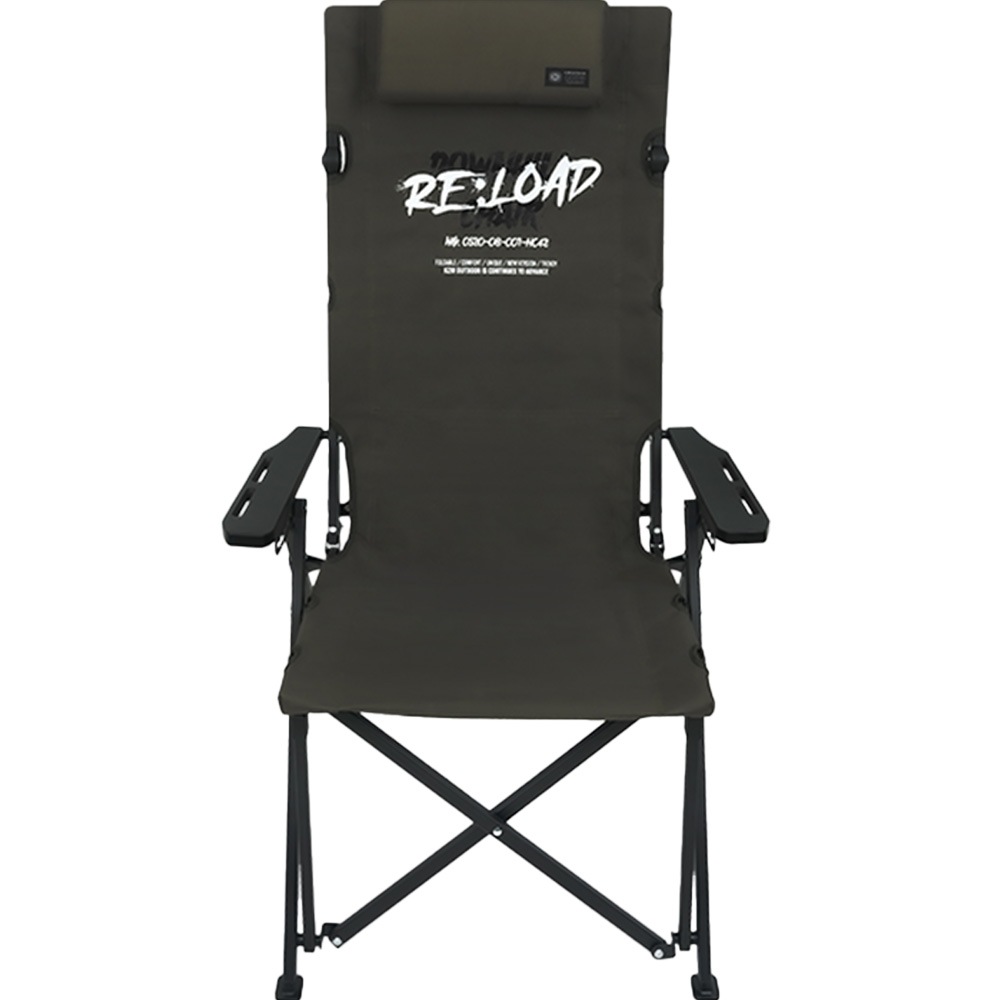 【KZM正規代理店】KZM OUTDOOR カズミアウトドア ダウンヒルチェアリロードプラス アウトドアチェア リクライニング 6段階 フラット 折り畳み 収納 軽量  折りたたみ 椅子 チェア アウトドア キャンプ椅子 リゾート ベランダ べランピング 韓国 いす オリーブカーキ アウトドア\ キャンプグッズ\チェア