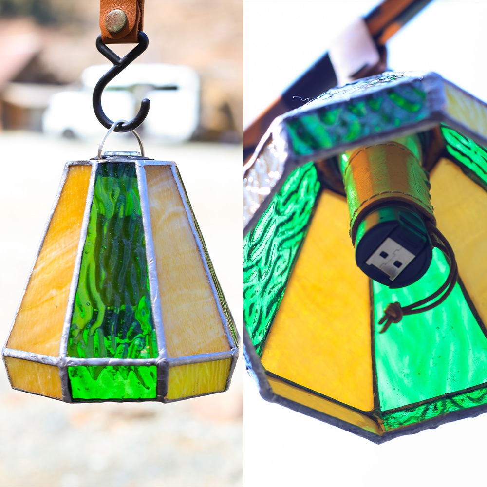 m.o.c レトロシェード 専用ケース付き ランタン キャンプ アウトドア 照明 インテリア おしゃれ かわいい ソロキャンプ ステンドガラス 手作り ハンドメイド 輸入 海外 38explore GOAL ZERO Zanearts  moc エムオーシー アウトドア\ キャンプグッズ\フック・ハンガー・ランタンパーツ