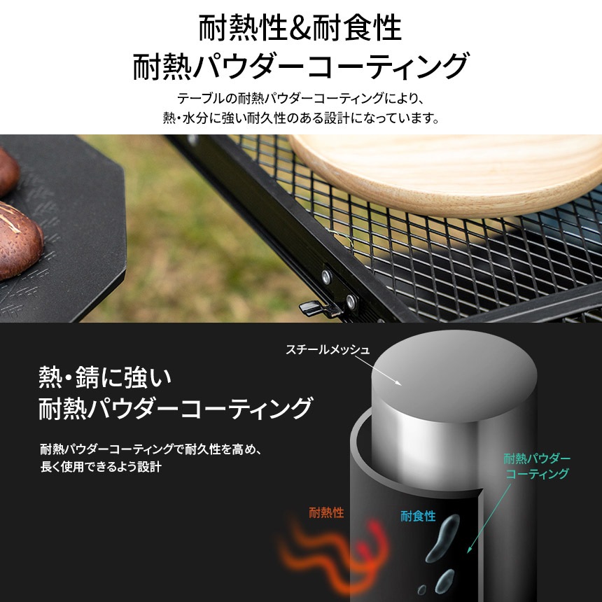 【KZM正規代理店】KZM OUTDOOR カズミアウトドア 焚き火台 テーブル キャンプ用品 バーベキュー 薪ストーブ BBQ 庭 家庭用 大人数 耐熱性 アウトドア キャンプ バーベキューテーブ キャリーバッグ付き OPTIMUS焚火台テーブル   （-k22t3u04）