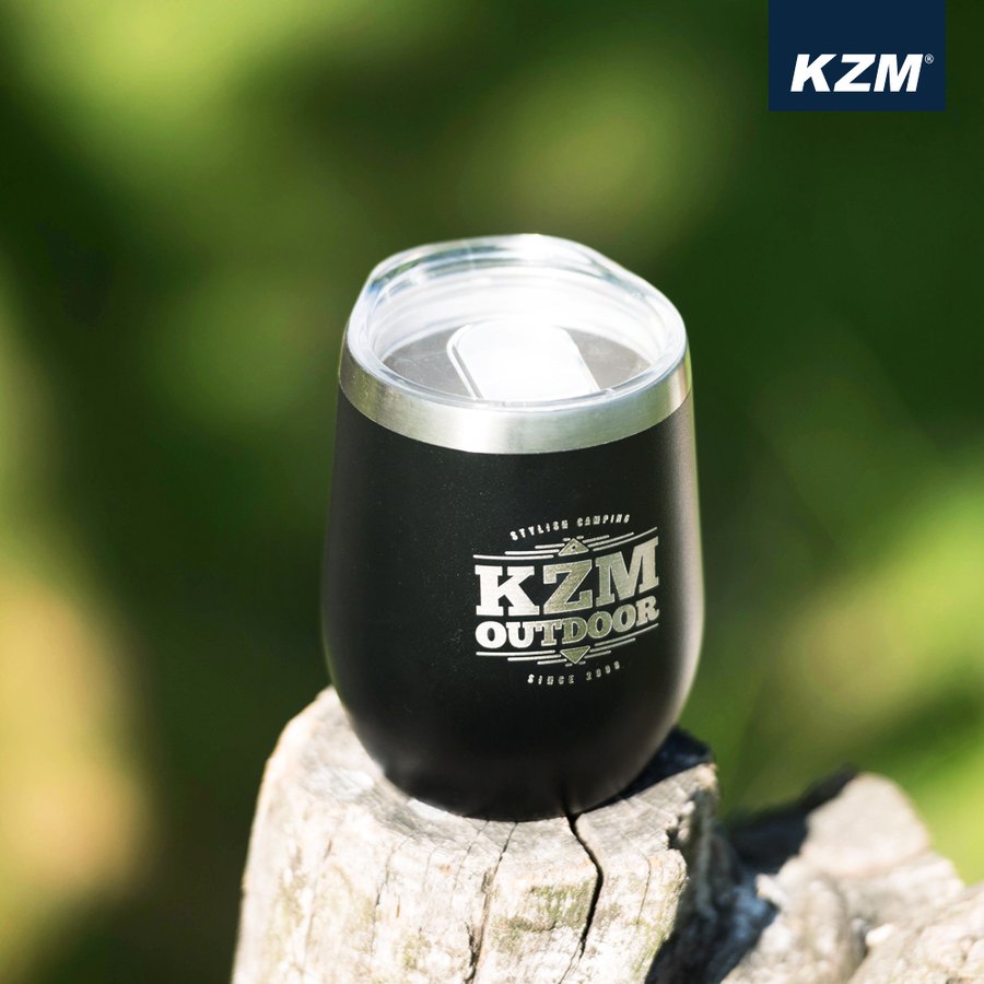 【KZM正規代理店】KZM OUTDOOR カズミアウトドア ステンレス  エッグタンブラー2Pset 真空断熱 350ml コップ 保温 保冷 キャンプ用品 コップ ハイボール BBQ ビール ビアタンブラー プレゼント 大容量 カップ キャンプ バーベキュー 防災グッズ