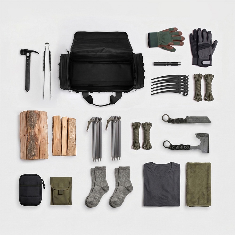 【KZM公式ストア】KZM OUTDOOR カズミ アウトドア フィールドプレミアムツールバッグ ブラック 48cm 黒 道具入れ 小物入れ 工具バッグ キャンプバッグ ギア 工具 収納 防水 丈夫 仕切り付き ポケット キャンプグッズ キャンプ用品 持ち運び 防災 多用途 kzm