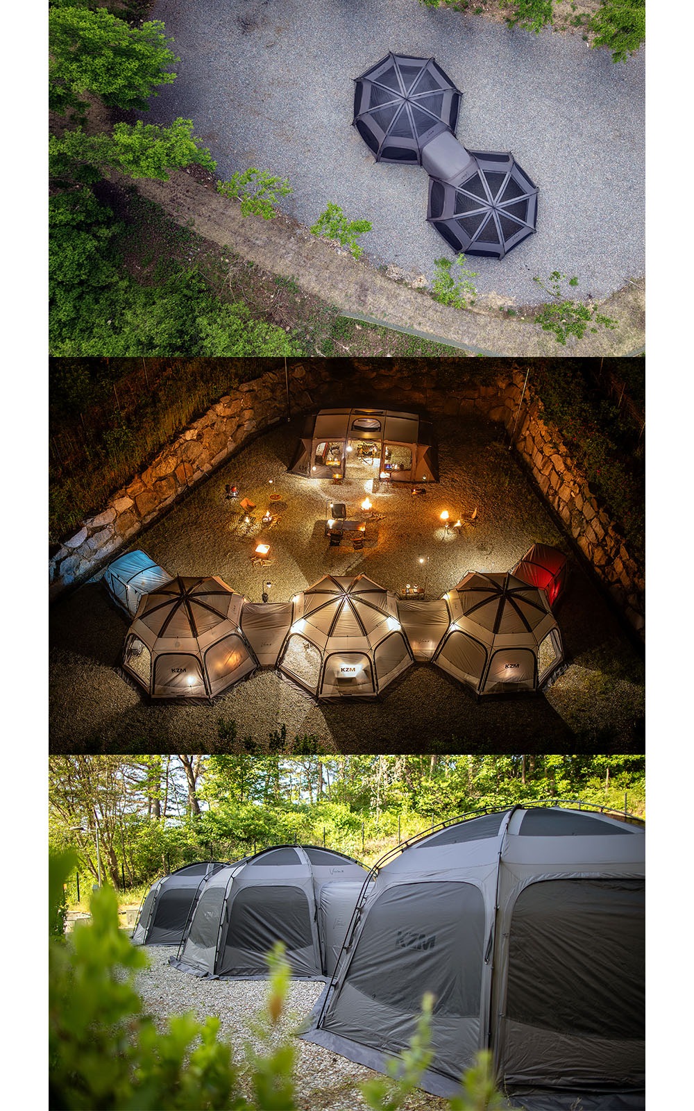 【KZM公式ストア】KZM OUTDOOR アウトドア ビバドームシェルターX チャコール ポールテント グラウンドシート付き ダブルスカート 紫外線カット 耐水 通気性 簡単 設営 設置 4人用 5人用 持ち運び おしゃれ かっこいい キャンプグッズ キャンプ用品