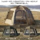 【KZM正規代理店】KZM OUTDOOR カズミアウトドア ビバドーム ダブル ウィンドウ TR double window （色／サンド) 透明窓 ビニール窓 簡単設置 ルーフ キャンプ テント ドームテント グラウンドシート メッシュ 撥水  アウトドア 大型 防災 窓 k231t3t02