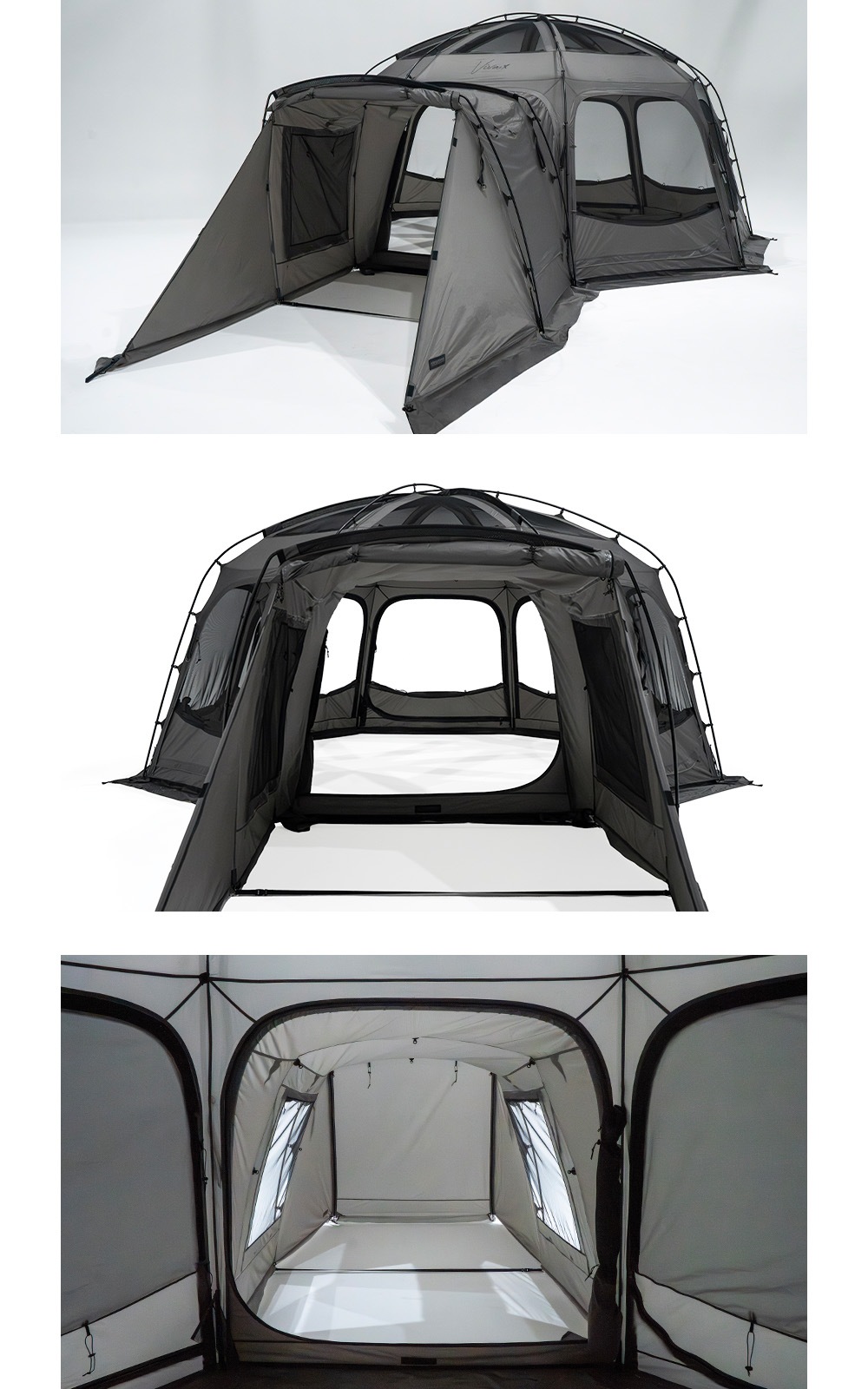 【KZM公式ストア】KZM OUTDOOR アウトドア ビバドームシェルターX ベスティブル チャコール インナーテント 寝室 拡張 オプション ポールテント グラウンドシート付き 紫外線カット 耐水 通気性 簡単 設営 設置 持ち運び おしゃれ かっこいい キャンプグッズ キャンプ用品