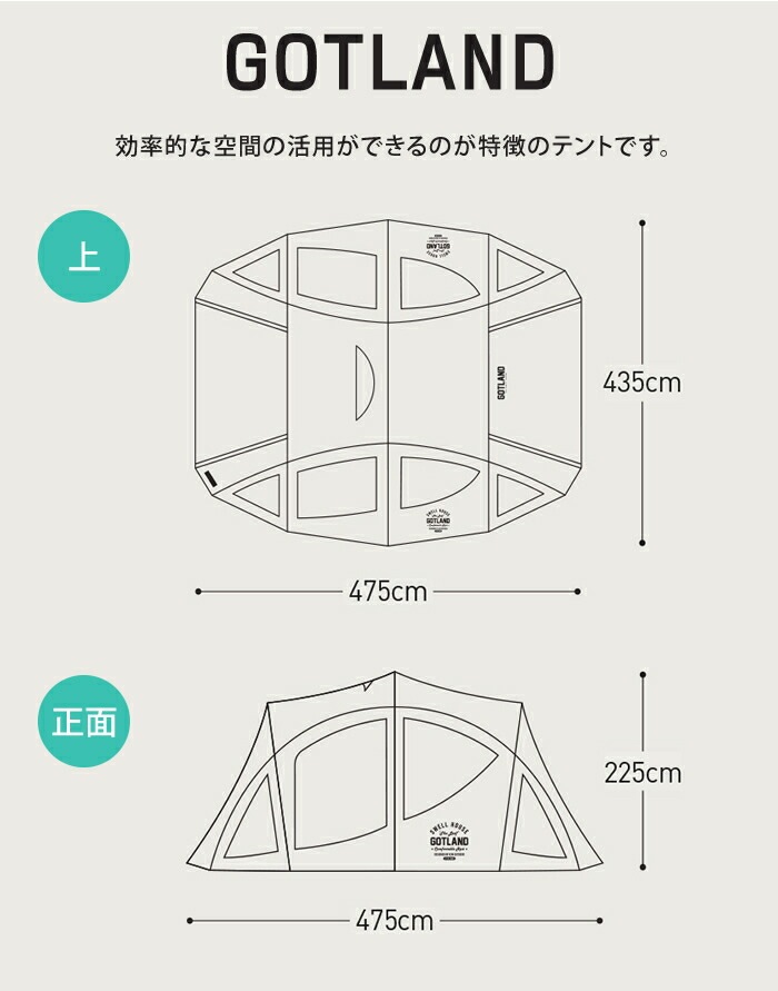 【KZM正規代理店】KZM OUTDOOR カズミアウトドア GOTLAND SWELL ゴットランド シェルハウス /ドーム型 テント 3人 4人用 家族 撥水 UVカット ファミリー キャンプ アウトドア 大型テント 家族 レジャー 防災 ワイドサイズ 窓