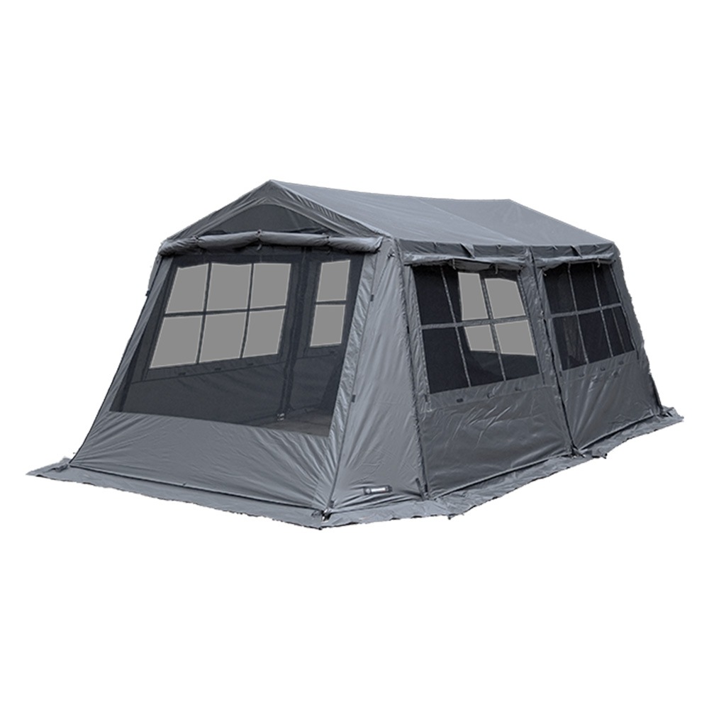 【KZM公式ストア】KZM OUTDOOR カズミ アウトドア ワイルドフィールド オスカーハウス チャコール ブラック 通気性 簡単 設営 コンパクト 収納 釣り フェス 設置 軽い 4人用  5人用 持ち運び おしゃれ かっこいい キャンプグッズ キャンプ用品 大きい キャビン型 グレー