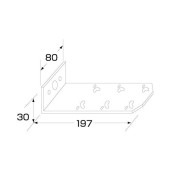 �ե�åȥޡ��������׼��ե��ơ� L�� 80��30��197mm 502843