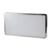 ナンバープレート型アンドン　大型用ステンレス　　蛍光灯ユニット付き。 ナンバープレート型アンドン 大型用ステンレス 蛍光灯ユニット